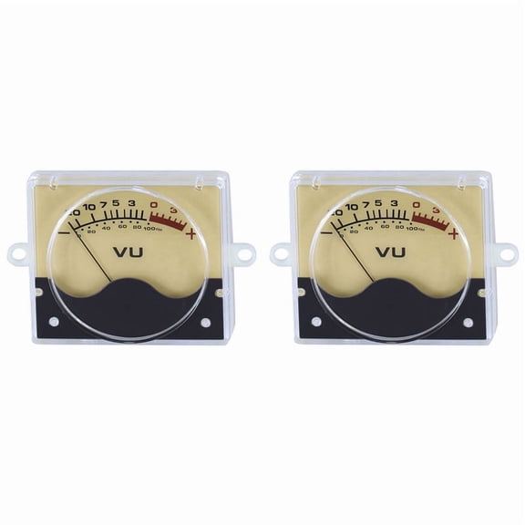 2X P-55SI High Precision VU Meter DB Meter Amplifier Audio Panel Level Meter with Backlight