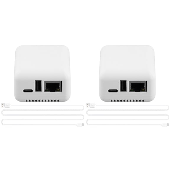 2X P330 Print Server USB 2.0 Cable Connection Easy Printing, NP330 Cloud Printing Print Server