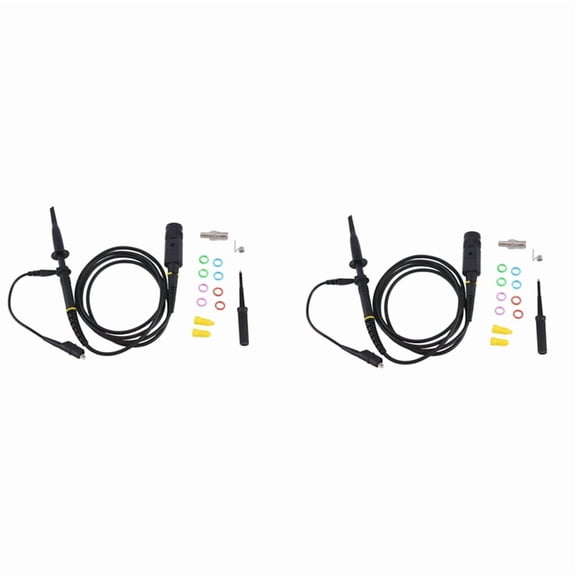 2X P6500B 500MHz Oscilloscope Probe 10X 300V High  Test Probe 120cm for Tektronix Oscilloscope