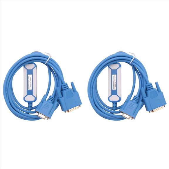 2X PC-TTY PLC Programming Cable Communication Data Download Line is Suitable for S5 Series 6ES 5734-1BD20