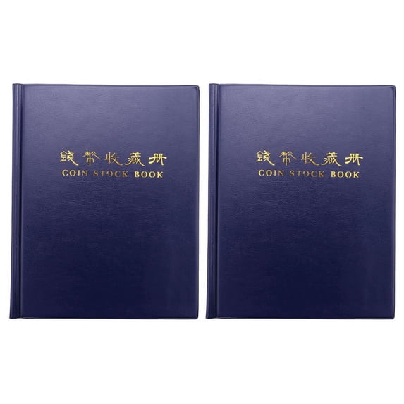 2X PCCB High Quality Put 200 Pcs Coins Album for Fit Cardboard Coin Holders Professional Coin Book