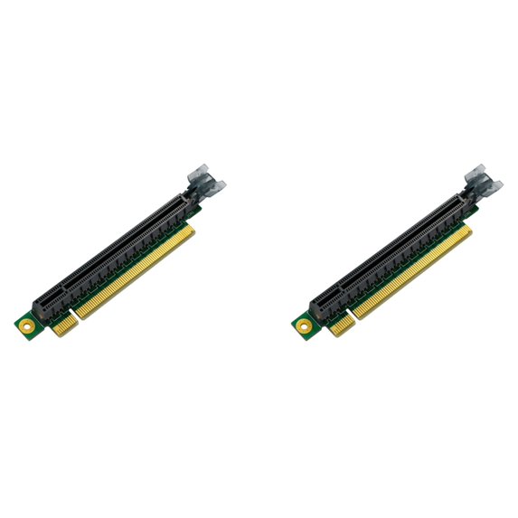 2X PCIE 16X Riser Card Adapter PCI Express 3.0 PCI-E to PCI-E 16X Slot ...