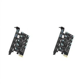 2X PCIe Expansion Card to 5 Port (3X USB C,2X USB 3.0-A ) PCI Express Expansion Card for 10/8/7 OS 10.8.2,2 x PCIe Expansion Card 2 x CD Driver 2 x english Manual 4 x Screws,Black