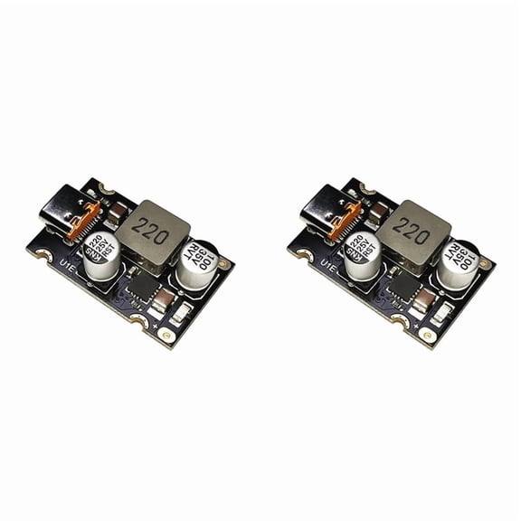 2X PD65W Fast Charging Module Type-C Interface PD QCSCP Fast Charging Full Protocol Charger Module A,2 x Fast charging module,Black