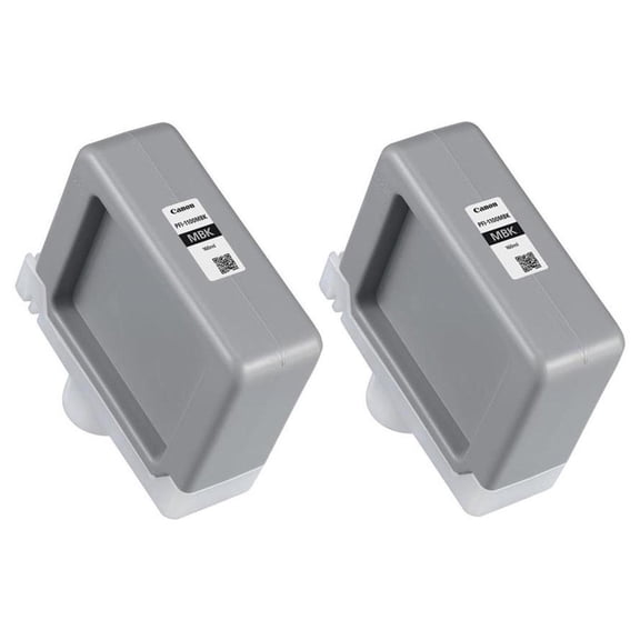 Canon PFI-1100 Pigment Ink Tank (Matte Black, 2-Pack) in Retail Packaging