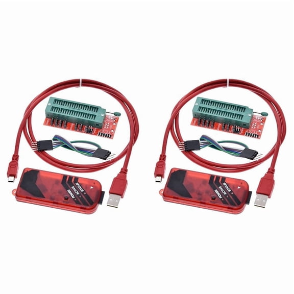 2X PICKIT3 Programmer + PIC ICD2 PIC Kit 2/3 Programming Adapter Universal Programmer Seat FZ0508