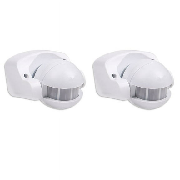 2X PIR Infrared Motion Sensor AC110V-220V Motion Detector Adjustable Switch for Indoor and Outdoor Multiple Scenarios