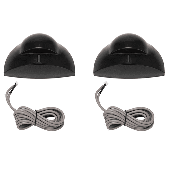 2X PIR Motion Sensor Exit Infrared Detector for Exit for Automatic Opening Door Access Control,Black