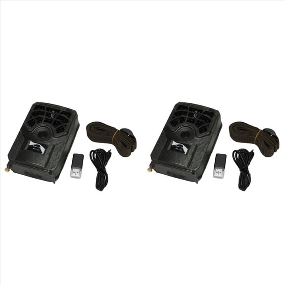 2X PR300C Hunting Camera 12MP 120 Degrees Sensor Wide Angle Infrared Night Vision Wildlife Trail Thermal Imager Video