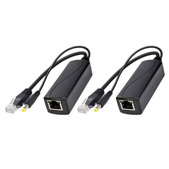 2X PS5712TG Gigabit Power Over Ethernet Splitter 10/100/1000Mpbs RJ45 Support IEEE802.3 /At(30W) PoE Splitter