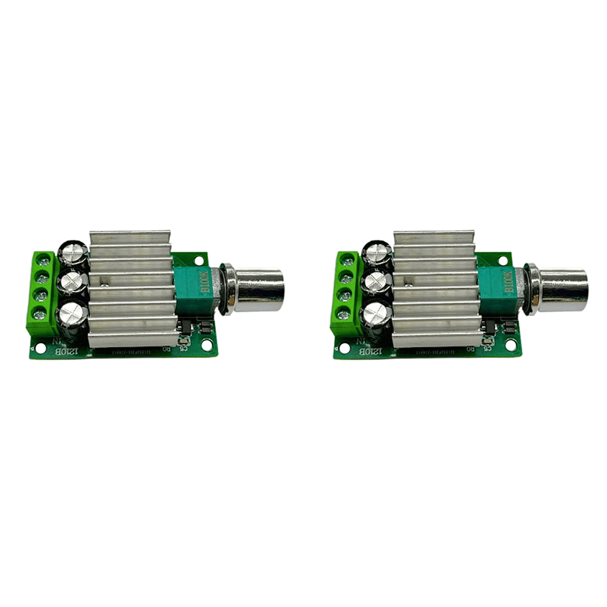 2X PWM DC Motor Speed Controller 12V 24V 10A Adjustable Speed Regulator
