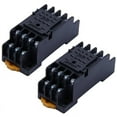 thumbnail image 1 of 2X PYF14A DIN Rail Power Relay Socket Base 14 Pin for MY4NJ HH54P MY4, 1 of 8