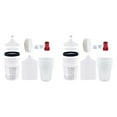 2X Paint Sprayer Mixing Cup Liner and Cap System for HVLP , Automotive