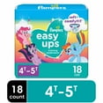 thumbnail image 1 of 2X - Pampers Easy Ups Training Pants Girls 4T-5T (37+ lbs) 18 count, 1 of 5