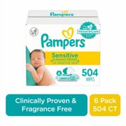 2X - Pampers Sensitive Perfume Free Baby Wipes