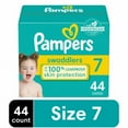 thumbnail image 1 of 2X - Pampers Swaddlers Baby Diapers Size 7 (41+ lbs), 1 of 5