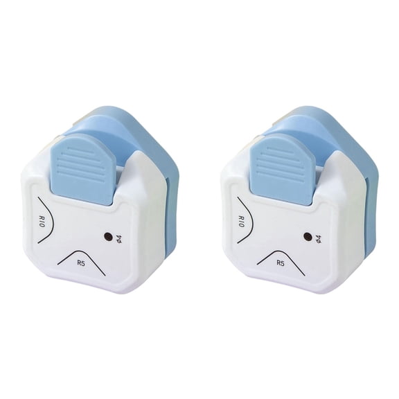 2X Paper Corner Cutter Craft Multifunctional Laminate Embossing Paper Trimmer Paper Cutting Tool for Cardstock, A