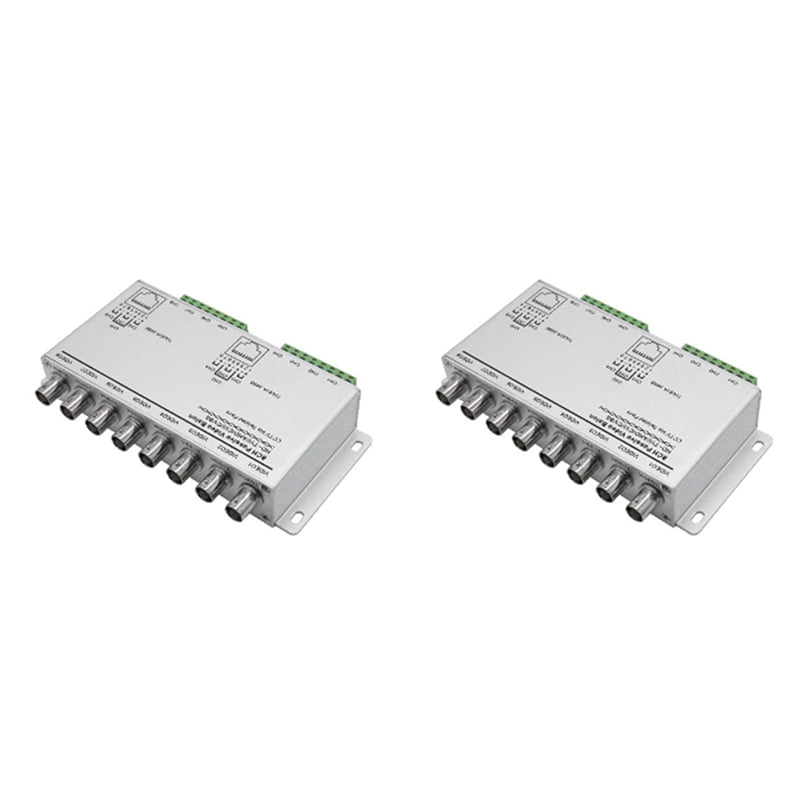 Camera Passive 2X Passive Video Balun for TVI CVI AHD Cameras CCTV Via Twisted Pairs ...