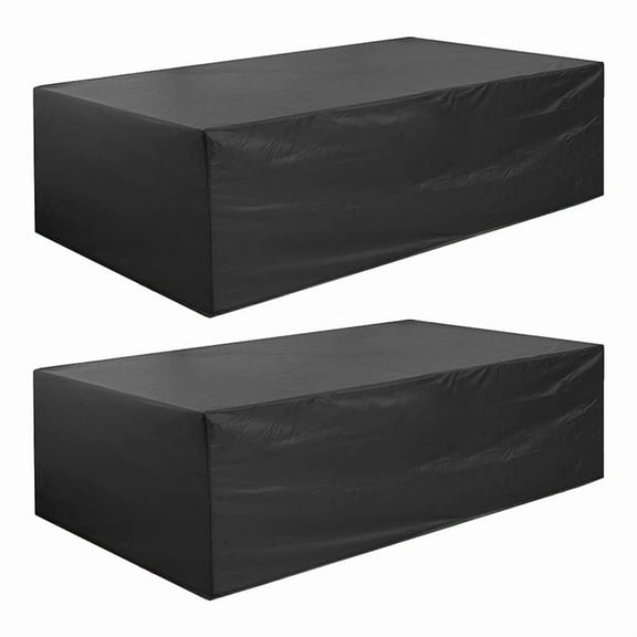 2X Patio Furniture Set Cover Waterproof,Heavy Duty Funiture Covers for Outdoor Sectional Sofa Wicker Rattan Table XL