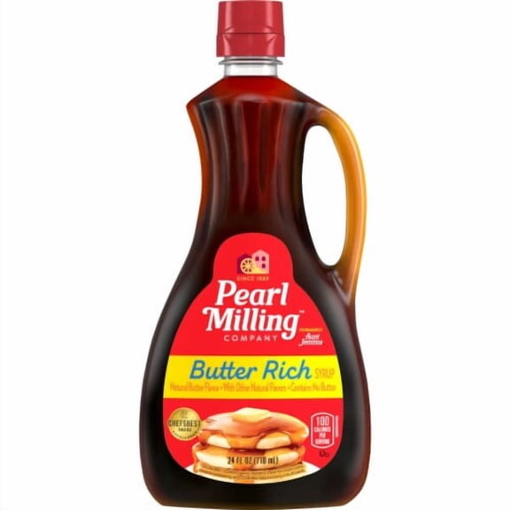 2X - Pearl Milling Company Butter Rich Syrup-24 fl oz