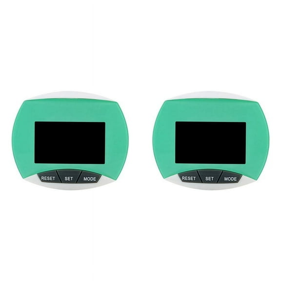 2X Pedometer Seniors Step Counter for Walking Electronic Accurate Step Tracker for Walking Running