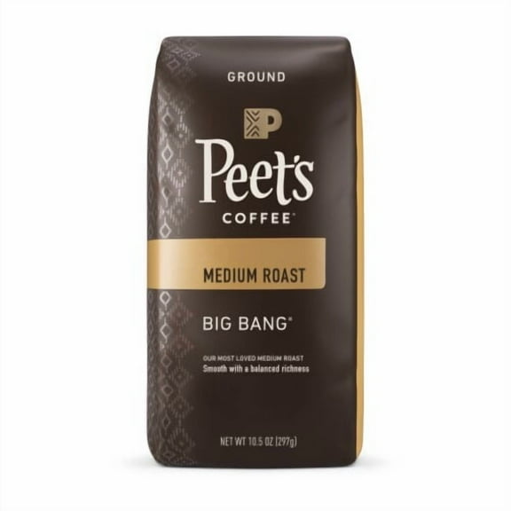 2X - Peet's Big Bang Medium Roast Ground Coffee 10.5 oz