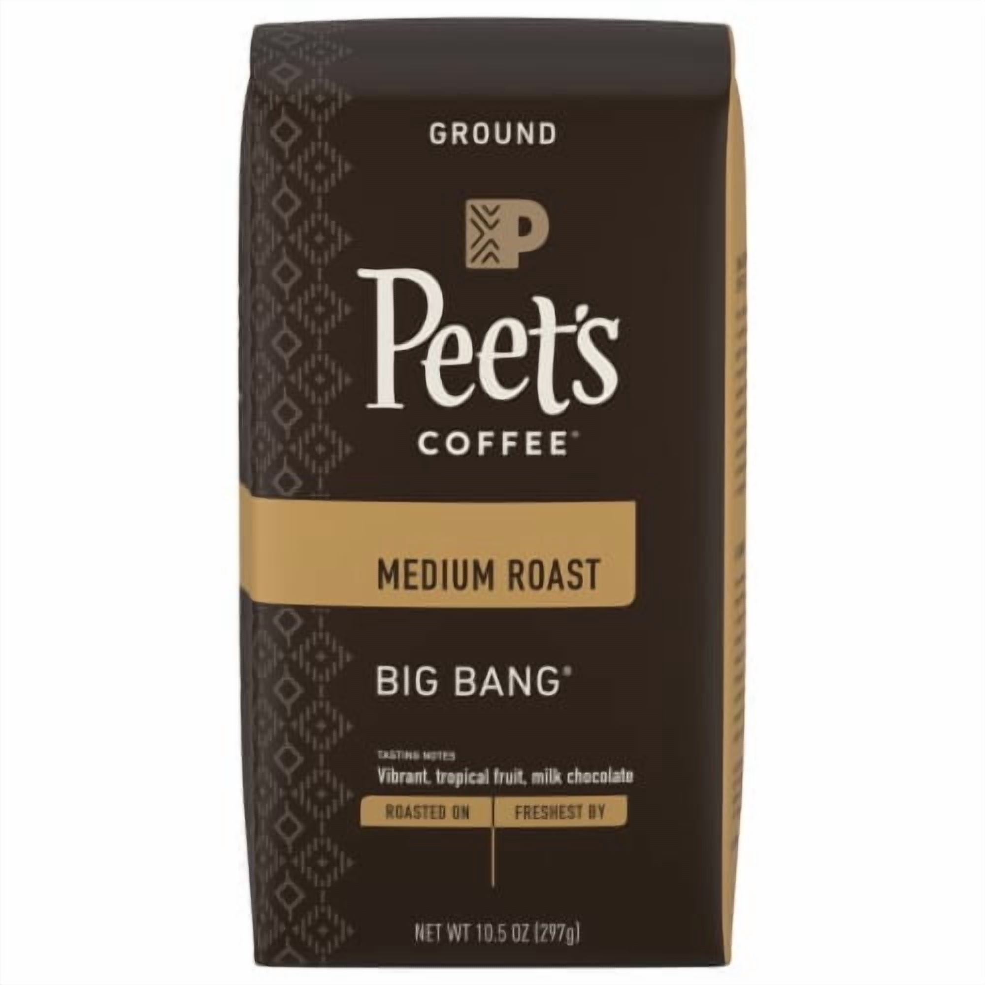 2X-Peet's Coffee Medium Roast Big Bang Ground Coffee - 10.5 oz