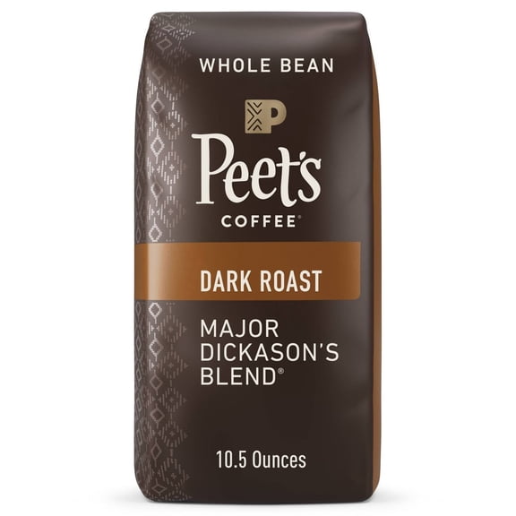 2X - Peet's Major Dickason's Blend Dark Roast Whole Bean Coffee - 10.5oz