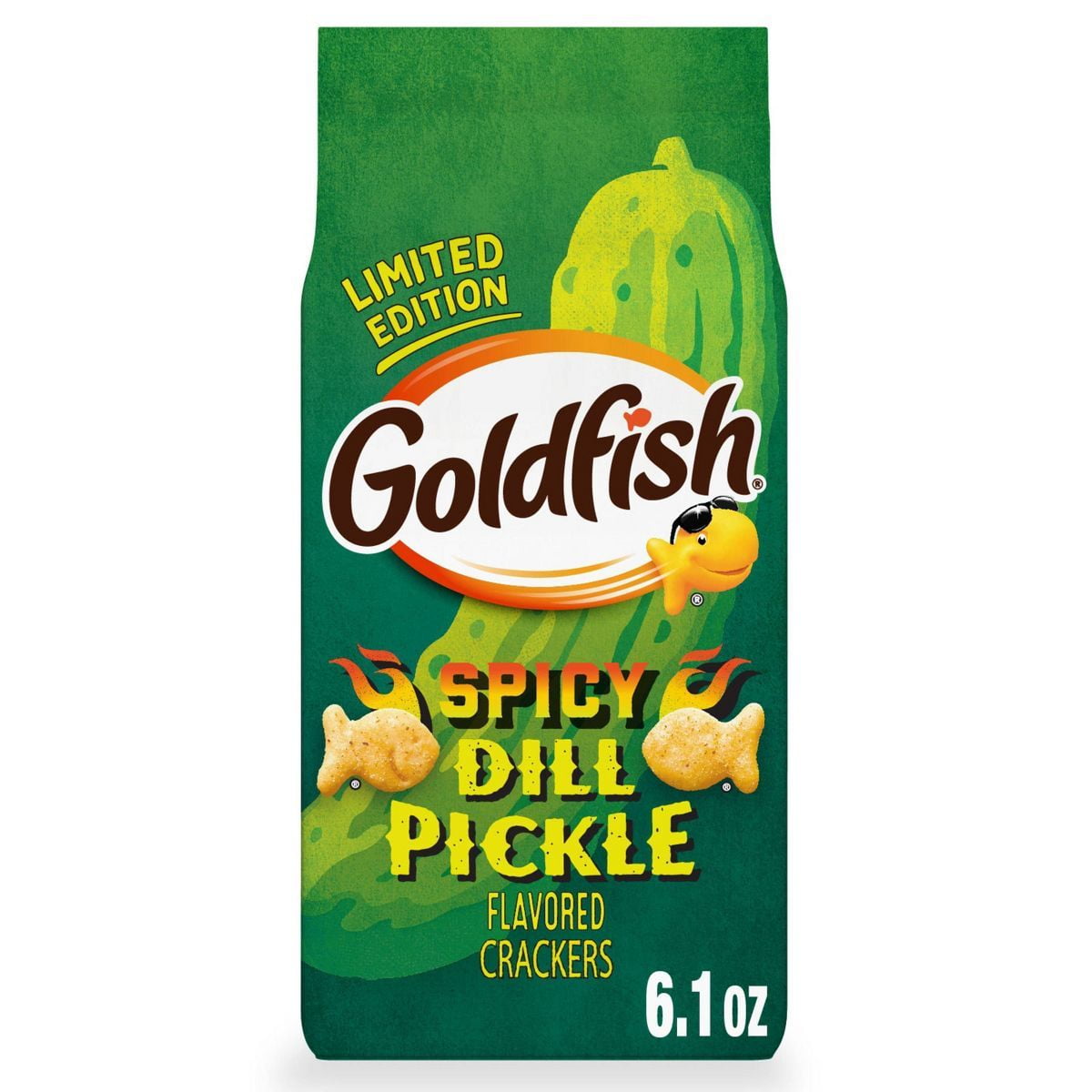 2X Pepperidge Farm Limited Edition Spicy Dill Pickle Goldfish Crackers 6.1oz