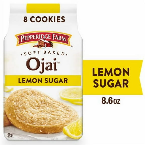 2X - Pepperidge Farm Soft Baked Ojai Lemon Sugar Cookies