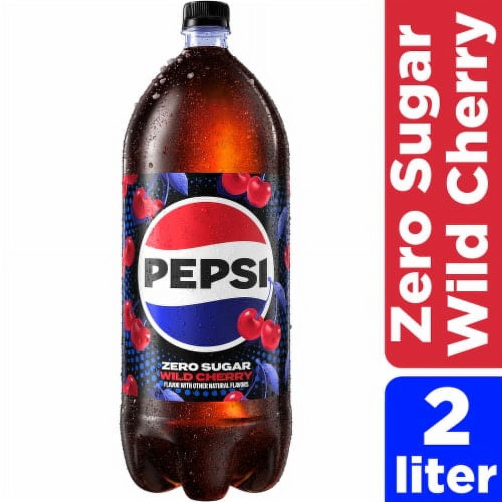 Pepsi, Wild Cherry Zero Sugar Soda, 2-Pack 2L Bottles - Walmart.com