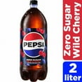 thumbnail image 1 of Pack of 2 - Pepsi Cola Wild Cherry Zero Sugar Soda Bottle 2 liter, 1 of 4