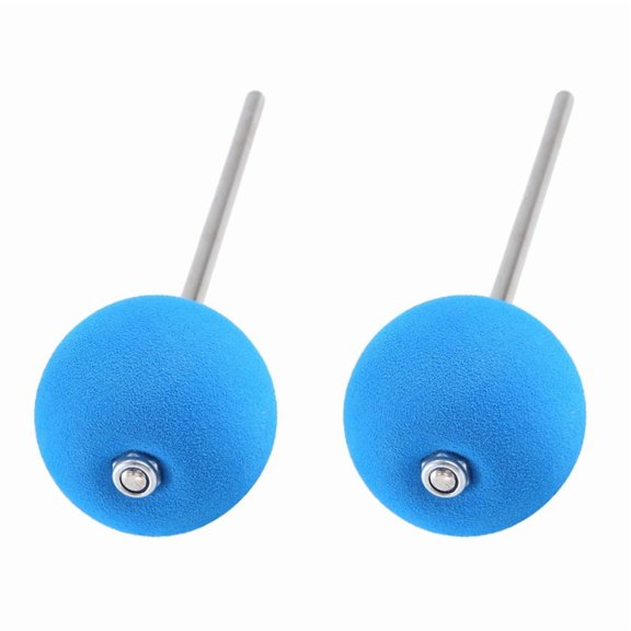 2X Percussion Instrument Accessory Musical Tool Drum Mallet for Drum Accessories,2 x Drum Hammer,Blue