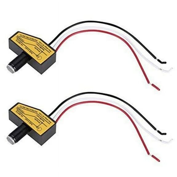 2X Photocell Switch -/F50 DC 8-50V Dusk to Dawn Sensor Photoelectric Switch Light Photocell Sensor Lighting Switch