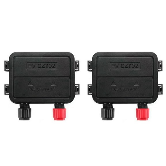 2X Photovoltaic Solar Panel Panel Junction Box 60-1500W Waterproof IP67 for Photovoltaic Solar System Connector