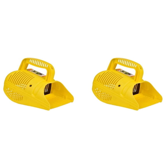 2X Picker Orchard Fruit Picker Garden Tool Blueberry Picking Tool Fruit Basket Fruit Harvest Tool,2 x Blueberry Picker,yellow