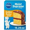 thumbnail image 1 of 2X - Pillsbury Moist Supreme Golden Butter Cake Mix, 15.25 oz Box, 1 of 5
