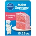thumbnail image 1 of 2X - Pillsbury Moist Supreme Strawberry Cake Mix, 15.25 oz Box, 1 of 5