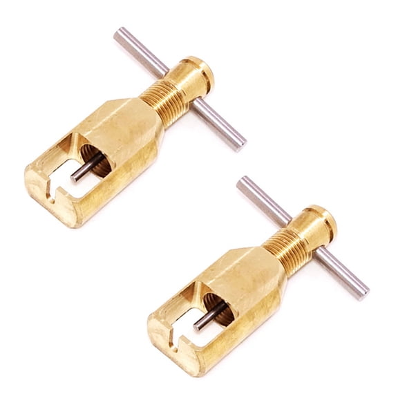 2X Pinion Puller 15422 Electric Gear Puller Tool Metal Motor Gear Puller / Gear Back,2 x Tooth retractor,golden