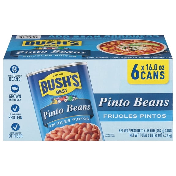 2X Pinto Beans 16 oz., 6 pk.