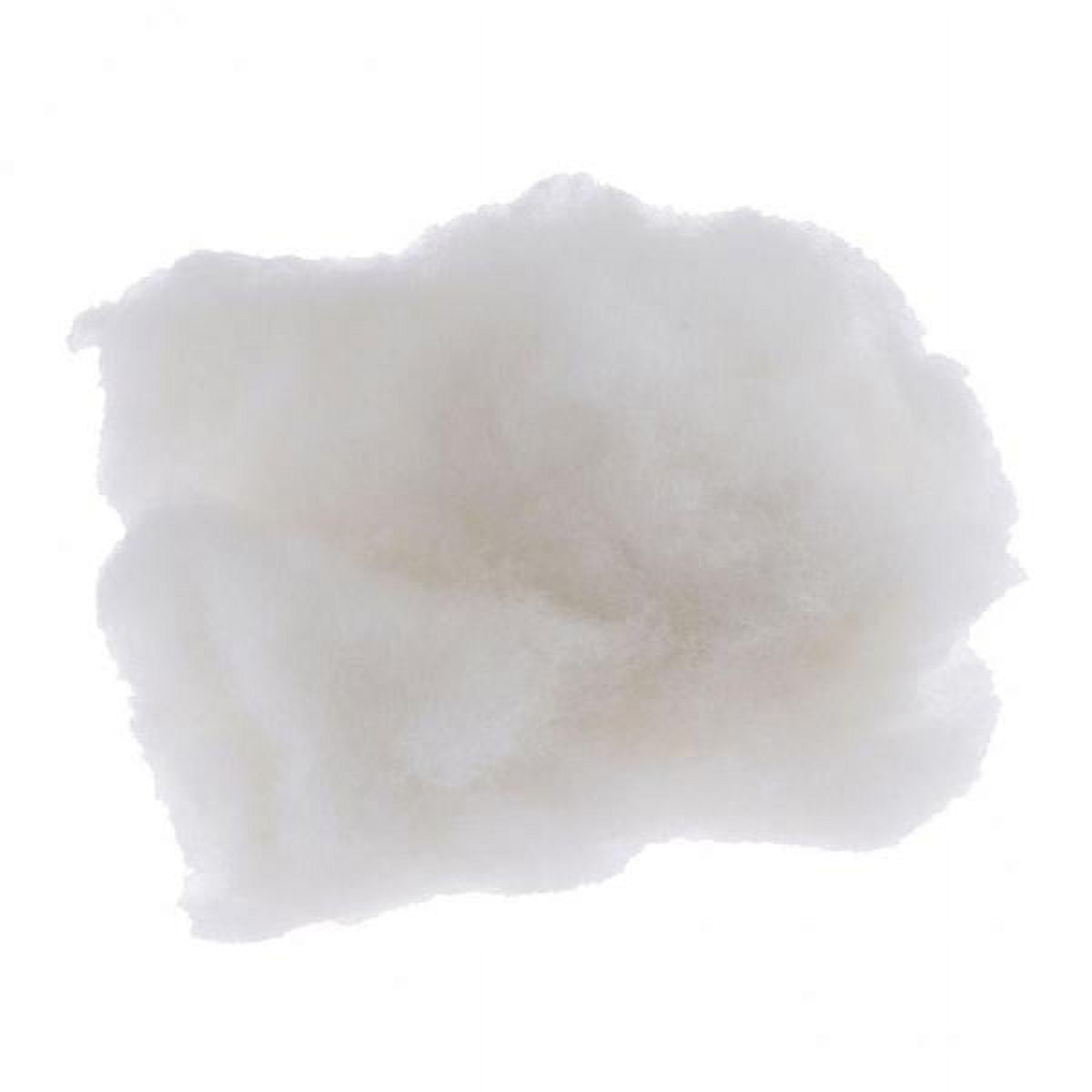 Jupean Polyester Fiber Fill, Stuffing for Small Dolls Part Pillow Comforter  DIY, 100g/3.5oz