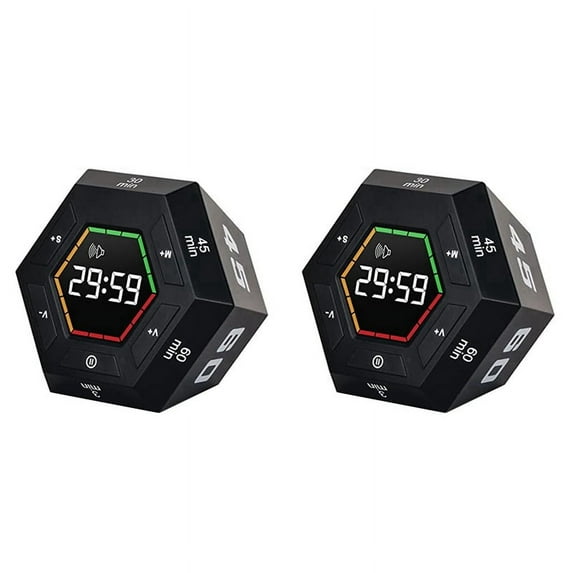 2X Pomodoro Timer, Productivity Timer,3, 5, 15, 30, 45, 60 Minute ...