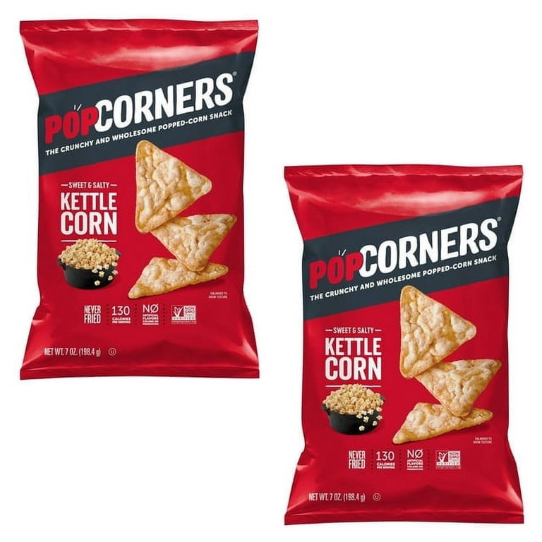 2X - Popcorner Kettle Corn Popped Corn Chips, 7 Ounce - Walmart.com