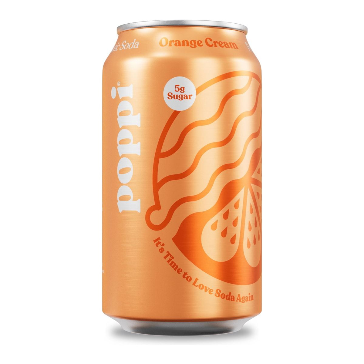 2X - Poppi Orange Cream Prebiotic Soda - 12 fl oz Can - Walmart.com