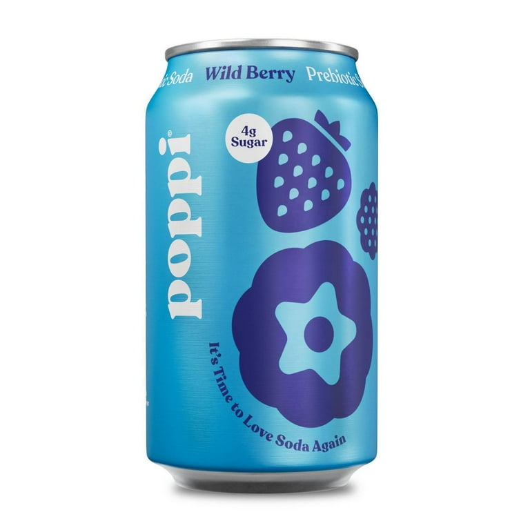 BLUE SODA様 リクエスト 11点 まとめ商品 DSD Beverages, Poppi Wild Berry Prebiotic Soda, 12 fl oz Can