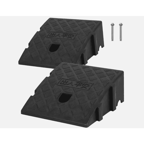 2X Portable Notch Door Ramps Car Wheelchair Mobility Scooter Bike Access Ramp
