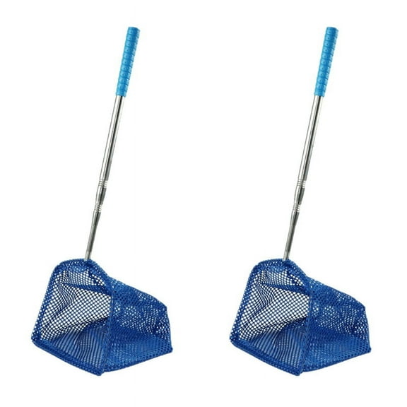 2X Portable Telescopic Scoop Net Table Tennis Ball Picker Net Table Tennis Ball Picker Container Training Tool for Ball