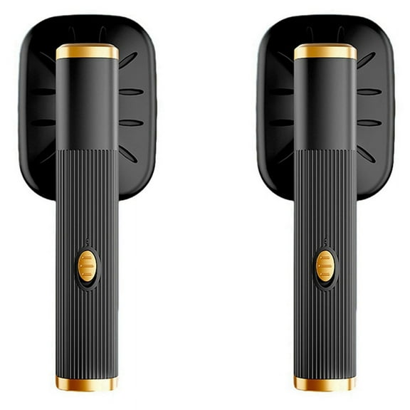 2X Portable Travel Steamer for Clothes Mini Steam Iron 180Rotatable Handheld Steam Iron for Fabric Clothes Black