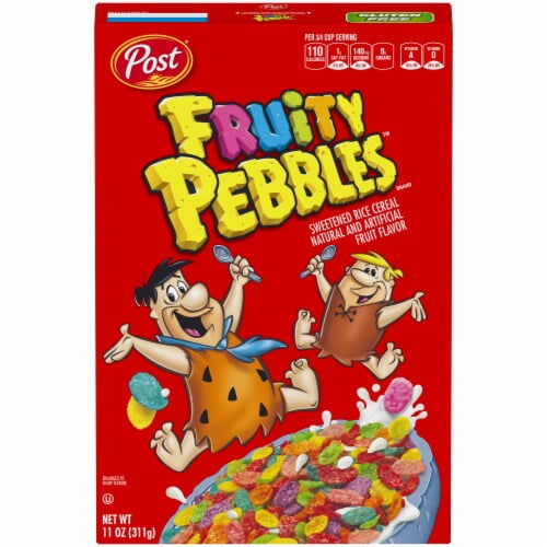 2X - Post Fruity Pebbles Cereal-11 oz