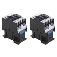 2X Power AC Contactor 1NO AC 220V 50/60Hz Coil Motor Starter Relay 32A